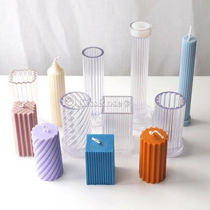 Threaded Candle Mold-Cylinder Candle Mold-Pointed Candle Mold-Pillar Candle Mold-Scented Candle Mold-Acrylic Candle Mould