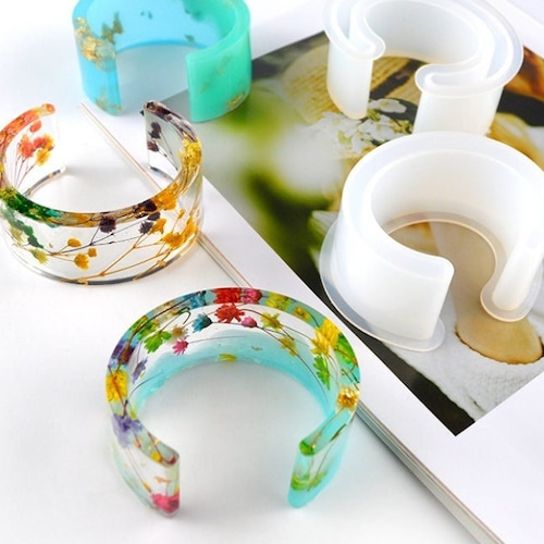 Large Size Silicone Bracelet Molds Resin Jewelry Mold Etsy
