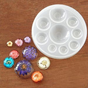 Silicon Resin Mold - Pendant Resin Silicone Mould Jewellery Making - Epoxy Resin Craft Mold -Silicone Mold Resin Cabochons