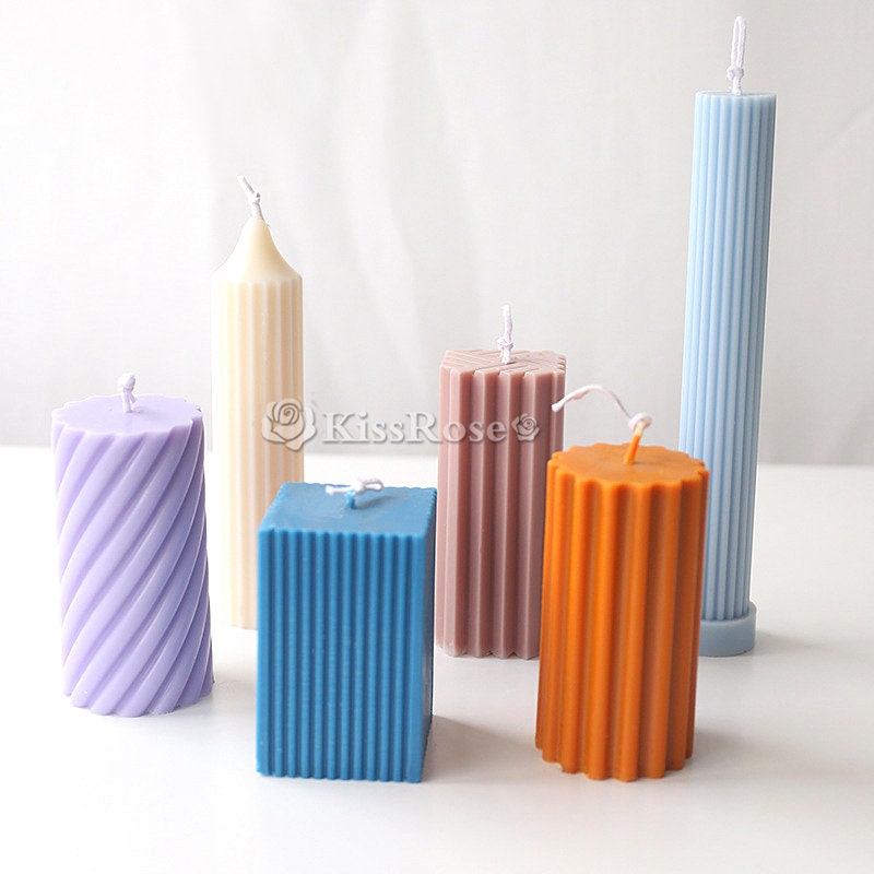 European Style Pointed Cylinder Candle Mold-acrylic Candle Mold-candle Molds  for Beewax-aromatherapy Candle Mold-plastic Aroma Candle Mould 