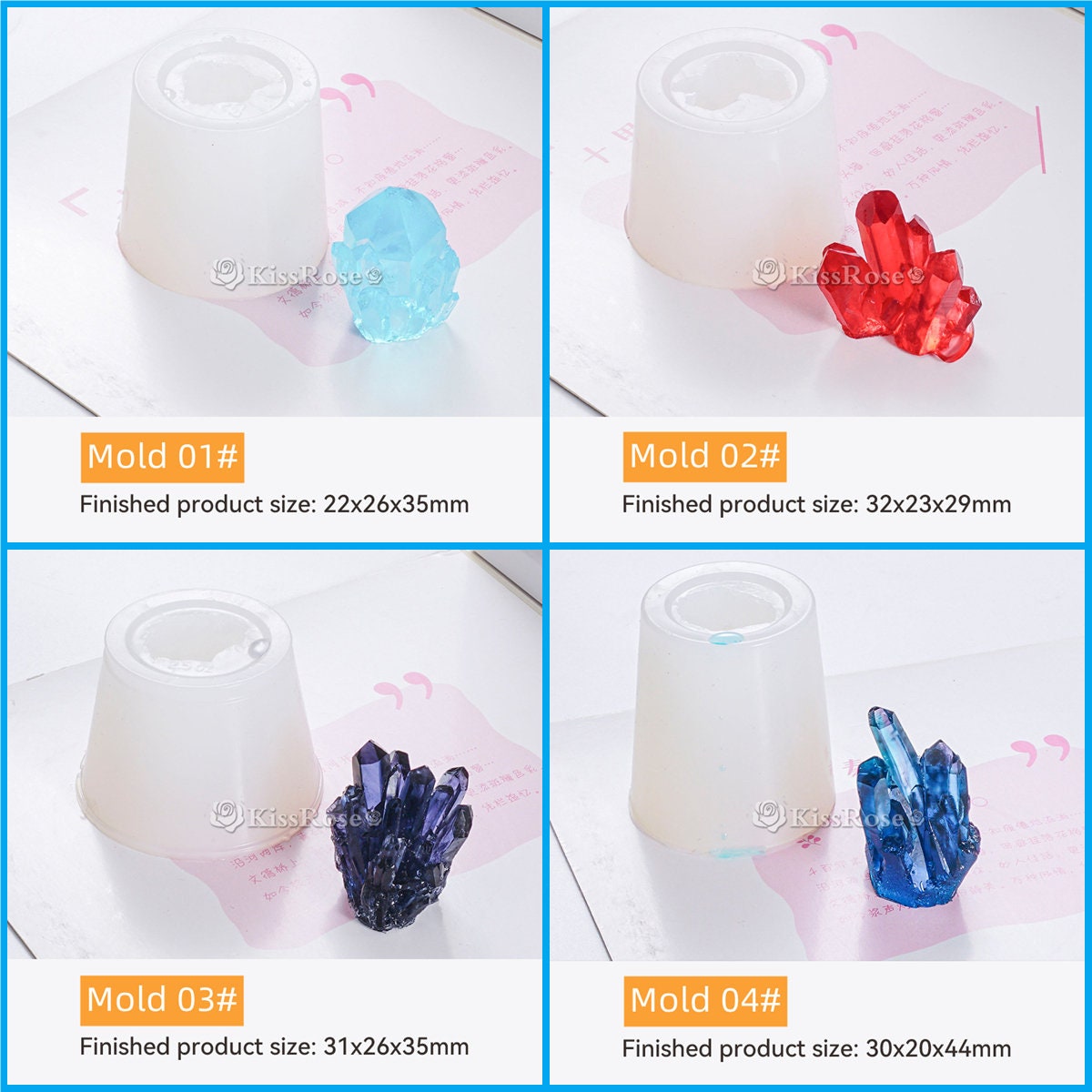 Crystal Stone Bottle Stopper Moldsilicone Bottle Stopper Etsy