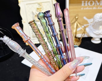 Molde para bolígrafo con varita mágica, molde para bolígrafo mágico, molde de resina para bolígrafo mágico, molde de silicona para bolígrafo para manualidades con resina, bolígrafo de resina para arte, regalos para niños