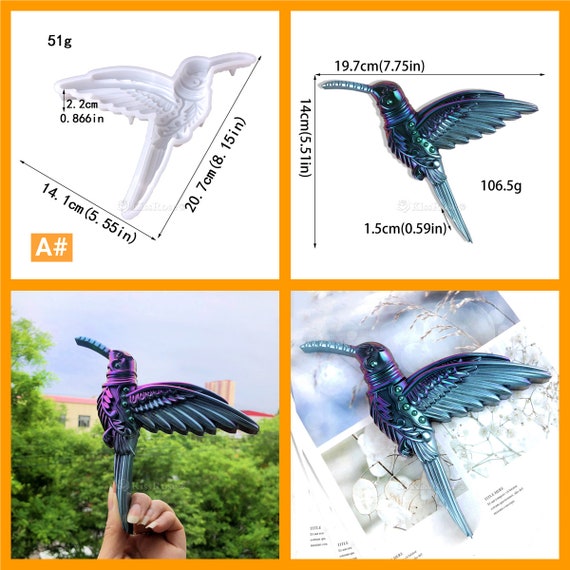 Molde De Rina Epoxi De águila Téreo 3D, Colgante De Pared De Búho De águila DIY, Decoración De Critorio, Molde De Silicona, Herramientas De Decoración Del Hogar - AliExprs 15