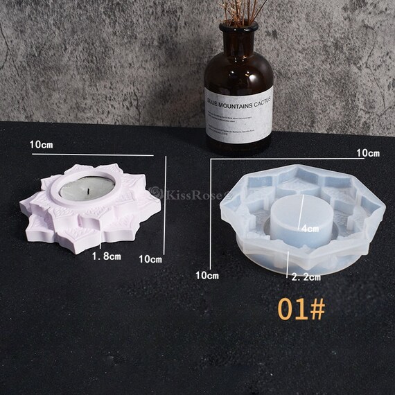 Moldes De Silicona Para Fundición, Molde De Silicona De Loto