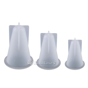 Ring holder resin molds-Silicone ring holder mold-Cone Ring stand Mold-Ring display base mold-Cone pendant mold-Cone resin mold