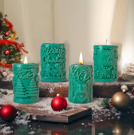 Grand Moule En Silicone Pour Bougeoir 3D En Forme De Cœur En Gypse