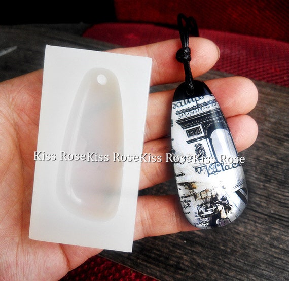 Large Size Drop-shaped Pendant Silicone Mold-resin Pendant Mold-gem Bead Resin  Molds-mold for Jewelry Pendant Making-jewelry Craft Supplies 