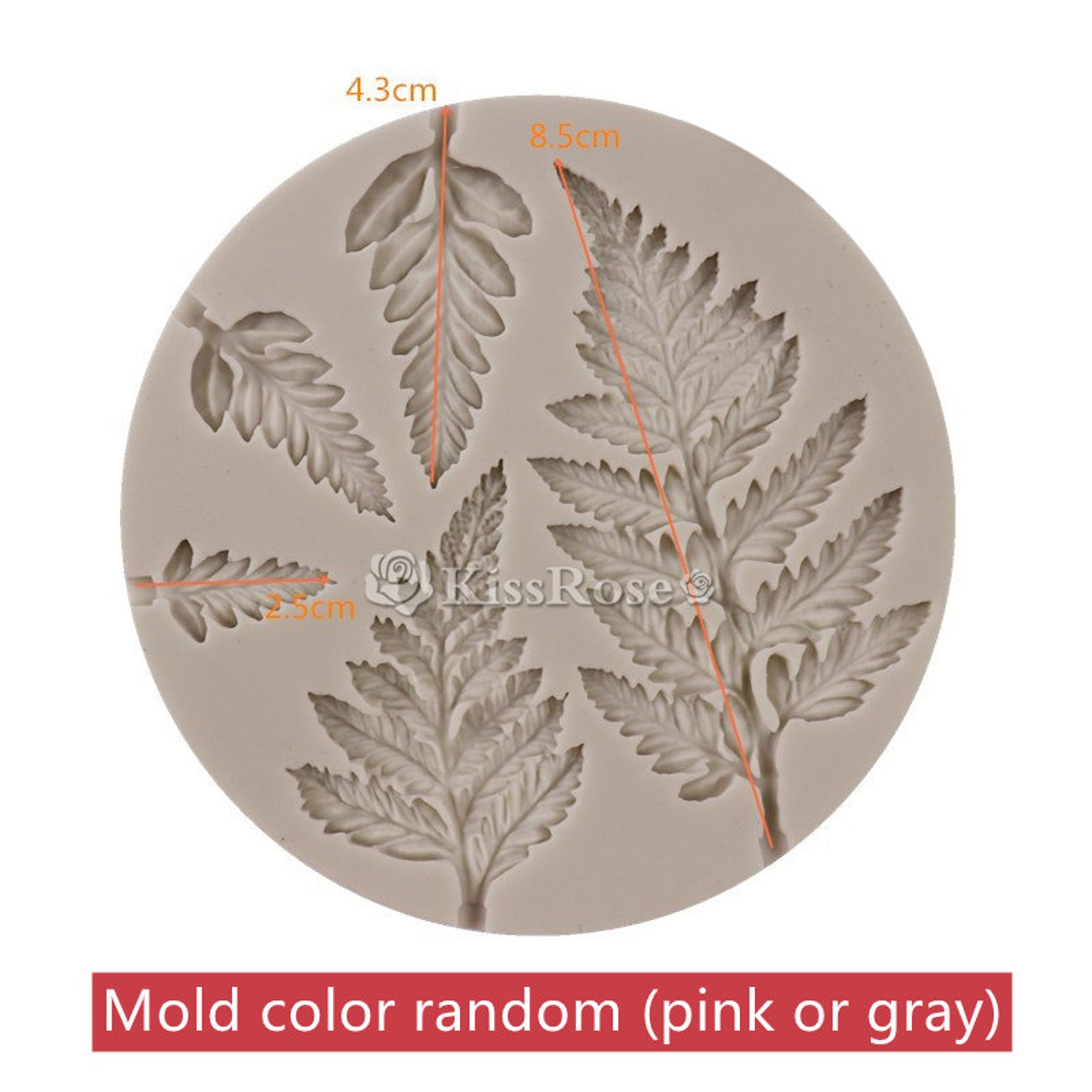 Fern Leaf Silicone Moldleaf Resin Moldcake Decoration Etsy