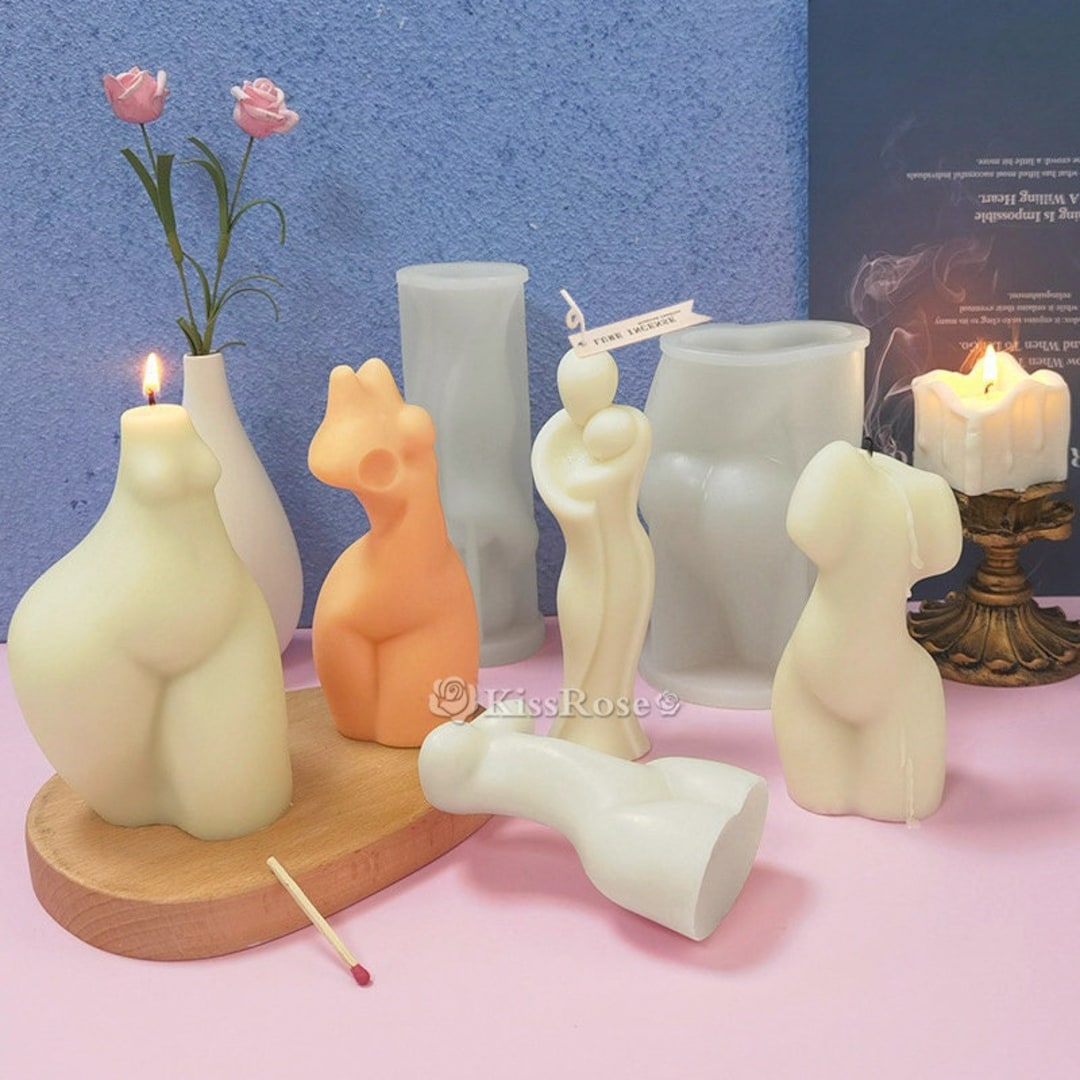 Body candle mold deals
