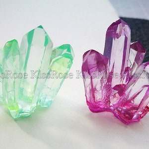 Crystal mold gems stone silicone mold crystal resin molds crystal cluster mold pendant mold home decoration silicon mold jewelry craft mold