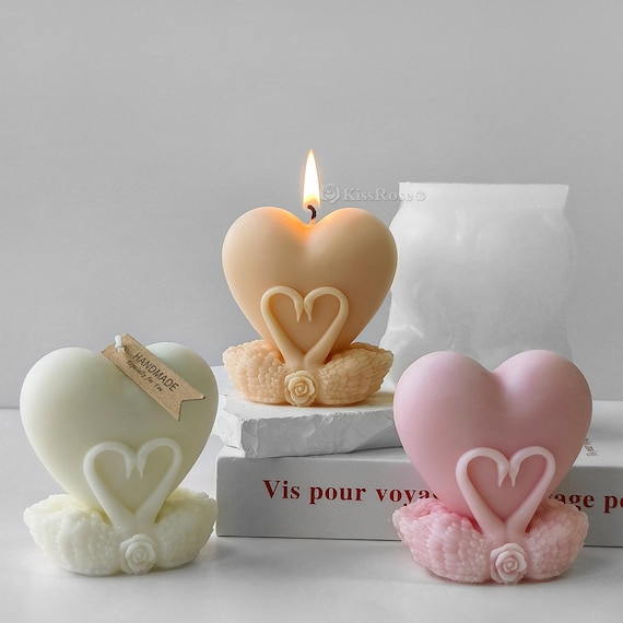 Molde De Silicona Para Vela En Forma De Dedo Corazón – Tamaño 10×6 Cm, Fácil Desmolde, Para Manualidades DIY