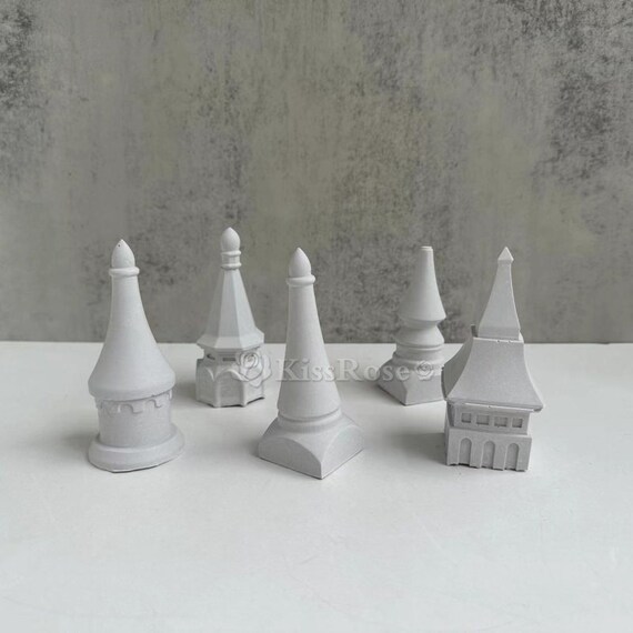 Creative Castle Ring Holder Silicone Mold-Spire Castle Ring Stand Mold-Ring  Holder Epoxy Resin Cement Plaster Concrete Mold-Resin Craft