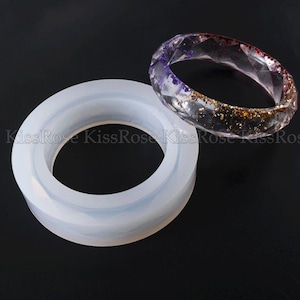 New silicone bracelet mold for resin craft - resin bracelet molds - 66mm bangle molds for jewelry craft diy