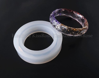 New silicone bracelet mold for resin craft - resin bracelet molds - 66mm bangle molds for jewelry craft diy