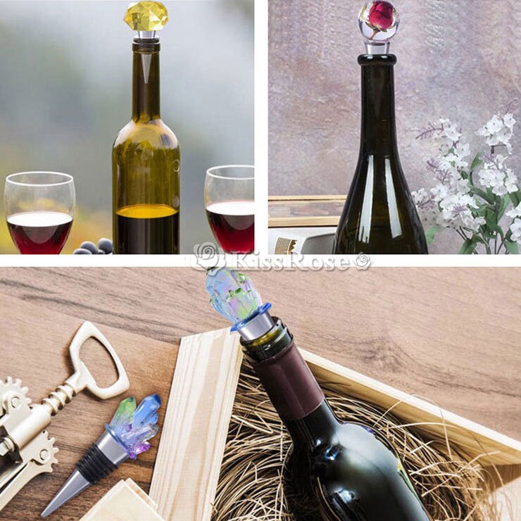 Crystal Stone Bottle Stopper Moldsilicone Bottle Stopper Etsy