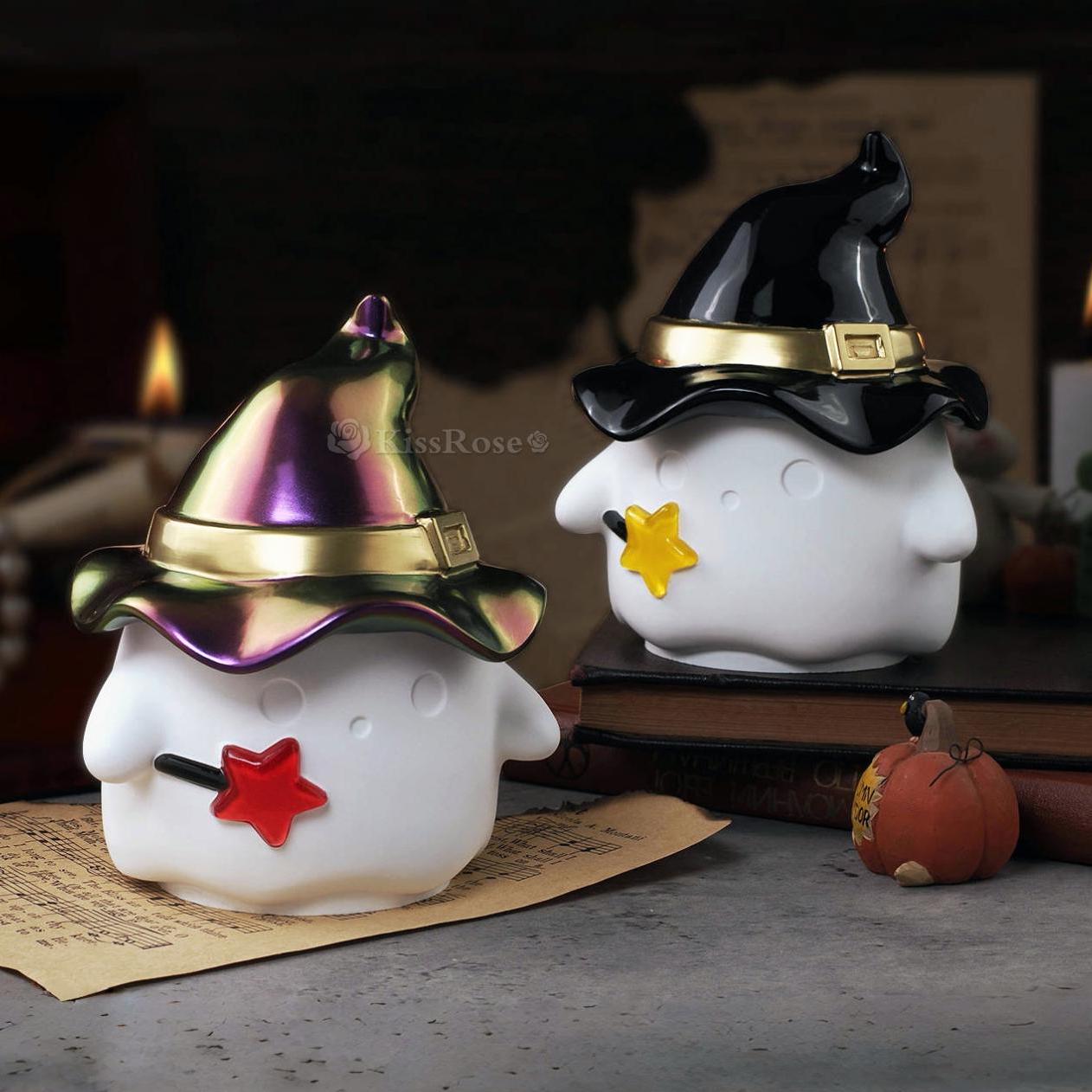 限定 アシモクラフツ ランタンスタンド WHATWEWANT MOLDS Wizard Hat Ghost Silicone Mold-ghost Storage Box Resin Mold-epoxy