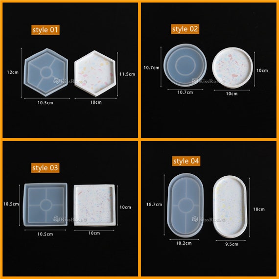 Terrazzo Tray Mold-hexagon/oval/round/square Concrete Cement
