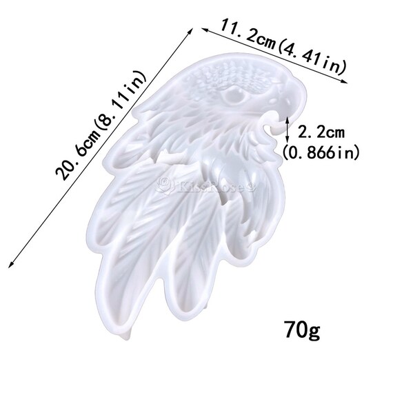 Stampo In Silicone A Forma Di Aquila Per Candele E Saponi - 10,4x4,6 Cm, Stampo Per Resina E Cera Fai Da Te, Dettaglio Realistico