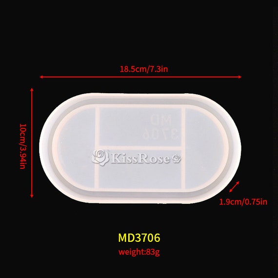 Oval Silicone Tray Mold-oval Resin Tray Mold-oval Silicone Plate Mold-oval  Resin Dish Mold-oval Tray Mold-jewelry Tray Mold 