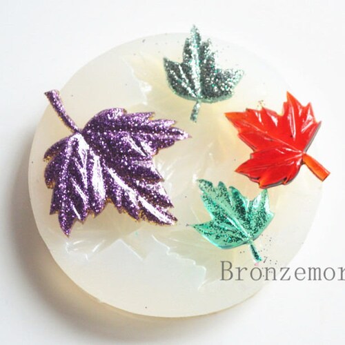 Maple Leaf Silicone Moldleaf Resin Moldsflexiable Clay Etsy