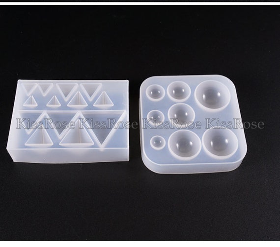 Oval Beads Silicone Mold-square Cube Beads Resin Mold-diamond Bead  Mold-bracelet Bead Mold-necklace Bead Mold-beads Jewelry Mold-craft Mold 