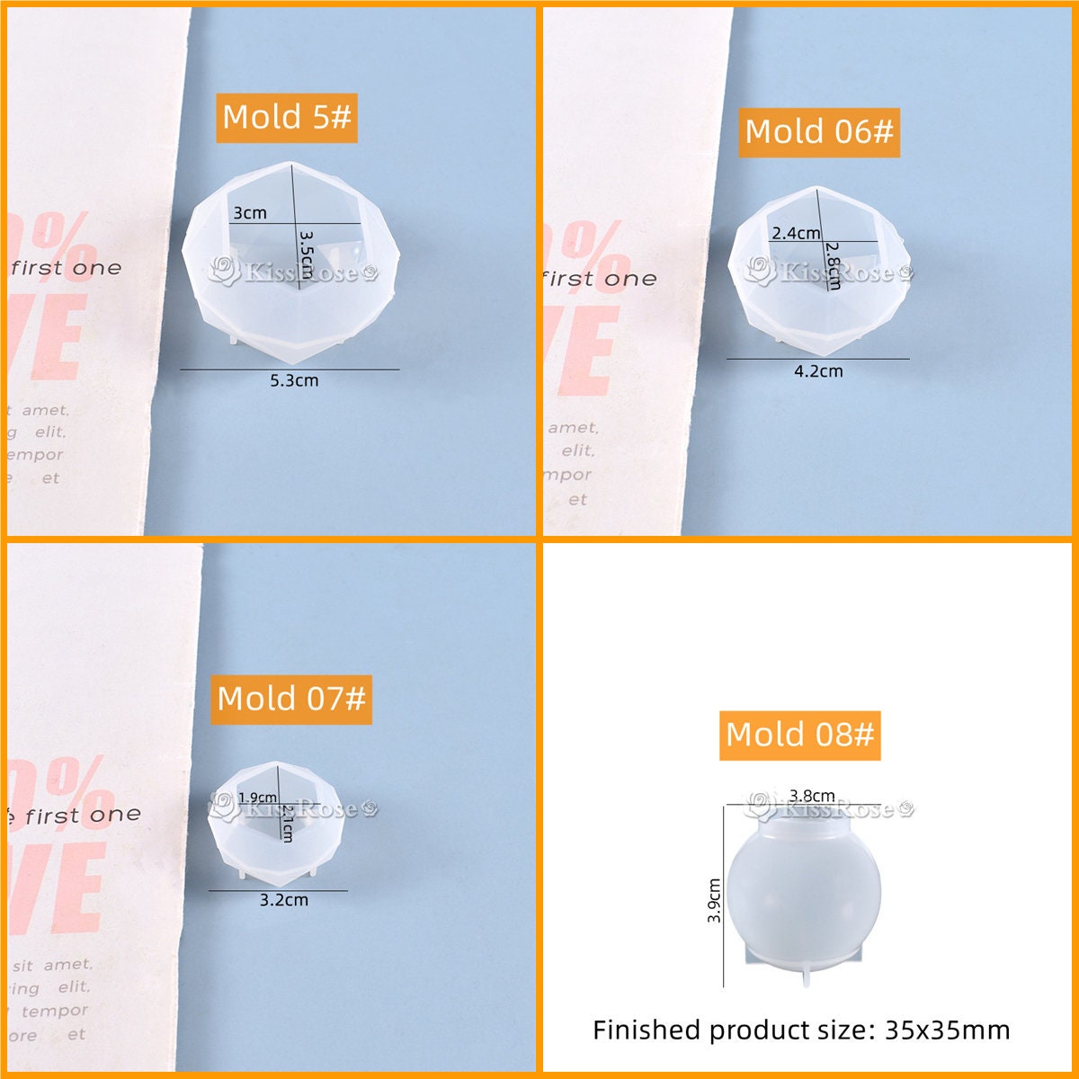 Crystal Stone Bottle Stopper Moldsilicone Bottle Stopper Etsy