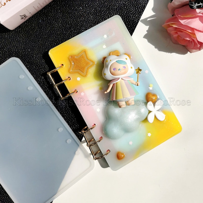 Smooth Surface Notebook Cover Silicone Mold Epoxy Resin Moulds Etsy