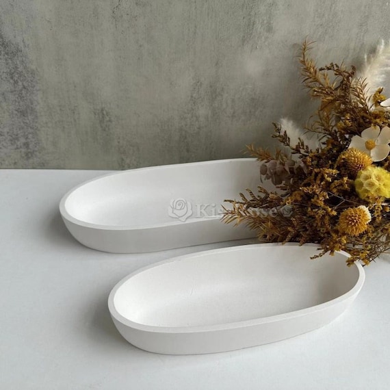 Moule en silicone pour plateau ovale, Moule en silicone pour plateau ovale en plâtre, Moule pour plateau à bijoux en résine époxy, Moule ovale en silicone pour porte-bidon 221483 - France