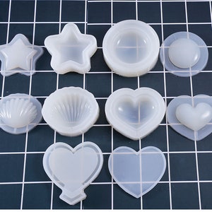Pendant resin molds Heart-shaped Kawaii Silicone mold Epoxy Resin Craft Mold quicksand Silicon Mould Resin Cabochons diy craft Mold