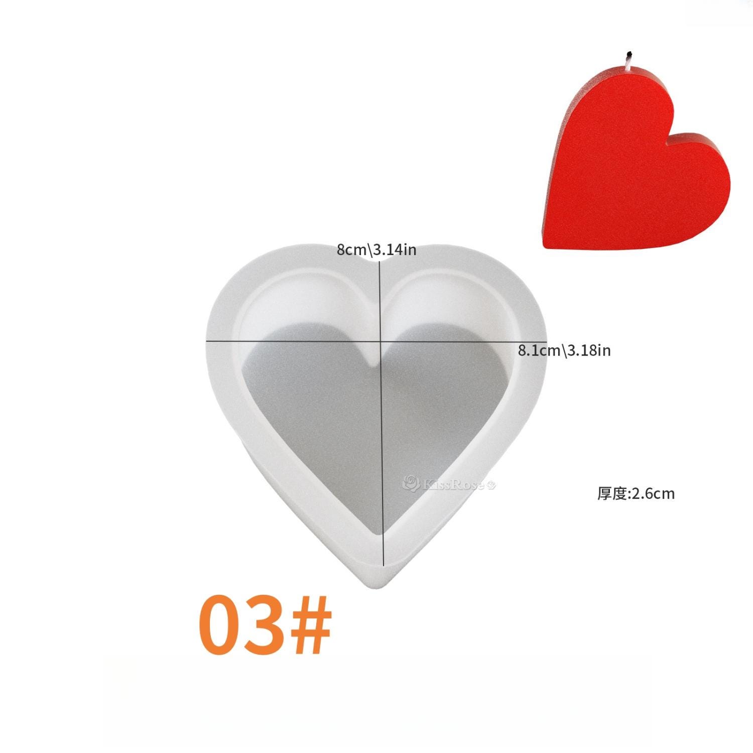 Stampi In Silicone A Forma Di Cuore Per Candele E Resina – Set Fai Da Te Per San Valentino, Anniversario E Compleanno