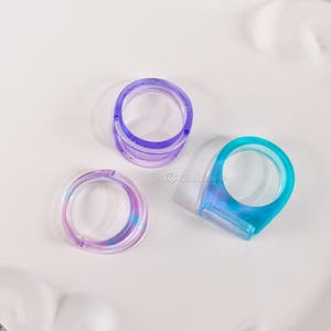 3-grid silicone ring mold-ring resin mold-embedded ring mold-epoxy resin ring mold-resin jewelry mold-resin art mold for resin ring making