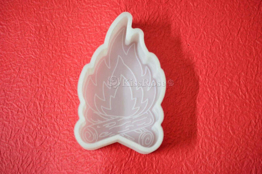 Campfire Car Freshie Mold-flame Epoxy Resin Molds-silicone Molds for ...