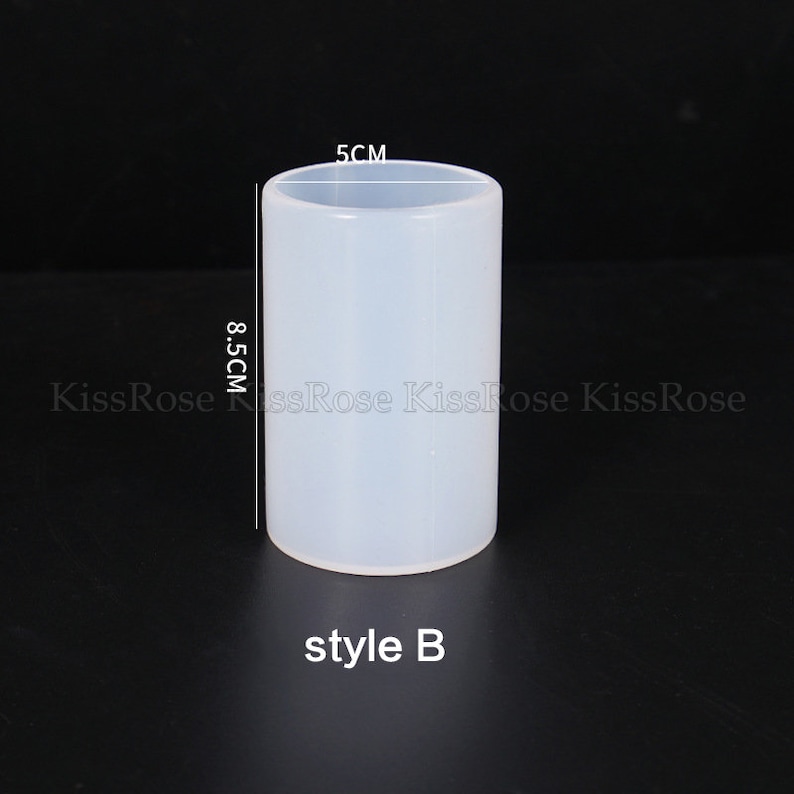 Cylinder silicone mold for UV resin decoration DIYCylinder Etsy
