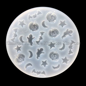Halloween Element Silicone mold Pumpkin head resin molds resin bead mold Nail patch silicon mold Nail decoration mold jewelry mold