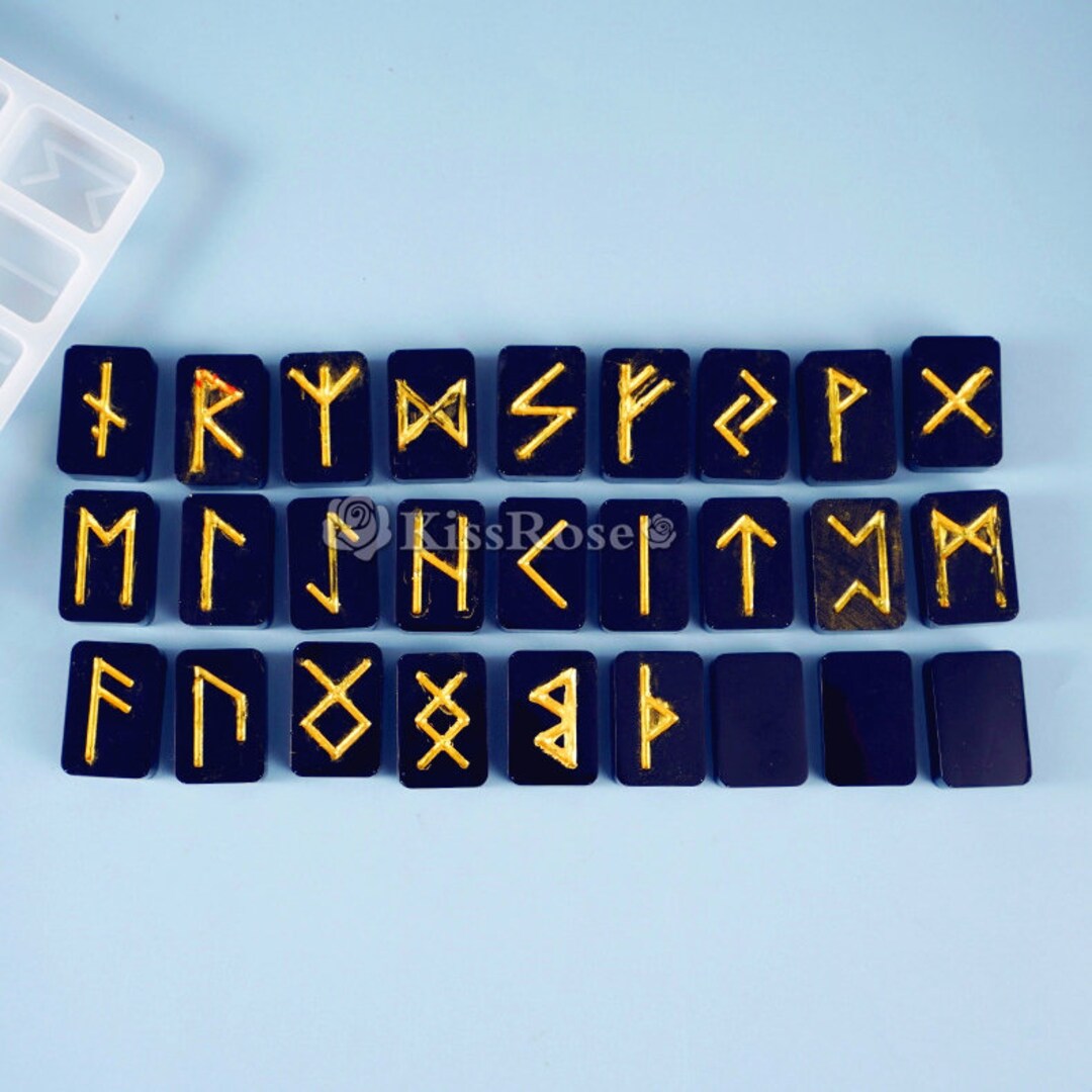 Rune Silicone Mold for Resin Craft-nordic Energy Symbols Resin Molds ...