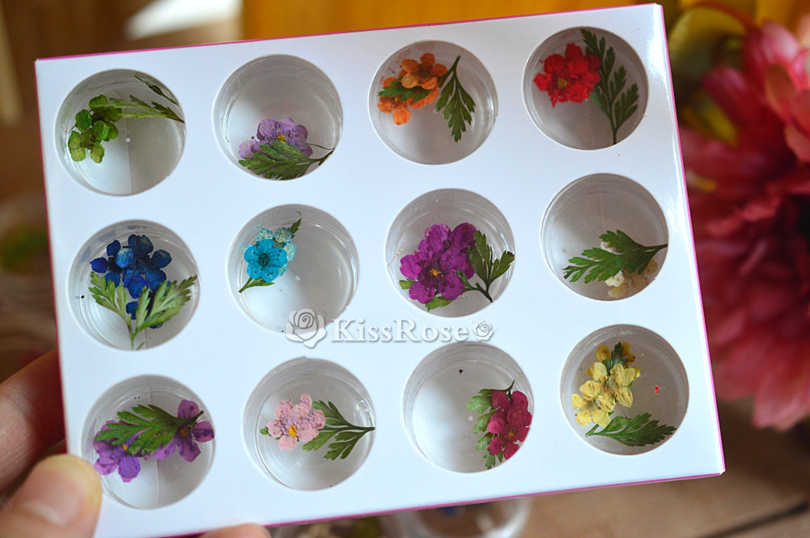 2 Styles Mini Dried Flowers for Resin Craft Diysilicone Mold Etsy