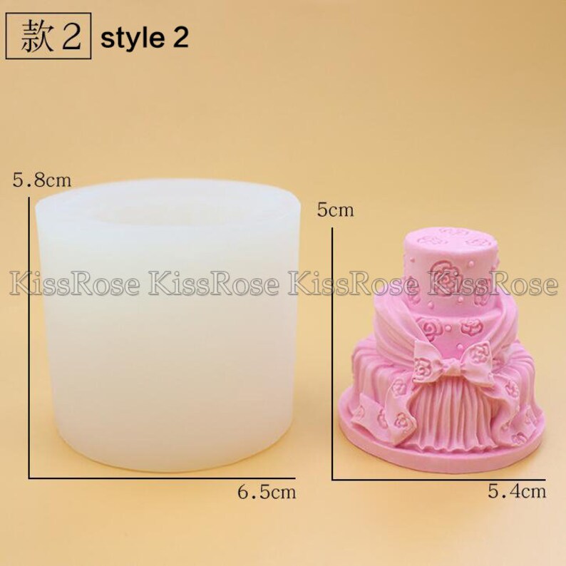 Mini cake silicone mold cake resin molds craft handmade soap Etsy