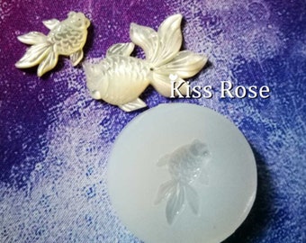 Silicon Resin Mold - Small fish Resin Silicone Mould- Epoxy Resin Craft Mold - Casing Silicone Mold Resin Cabochons -DIY Mold