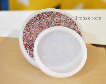 Silicon Resin Mold -ROUND Resin Silicone Mould- Epoxy Resin Craft Mold -Coaster Silicone Mold Resin Cabochons -DIY Mold