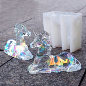 3D Sitting Unicorn Resin Mold unicorn Silicone Mold aromatherapy Plaster Mold diy Car Decoration Home Decoration epoxy Resin Craft Mold Etsy