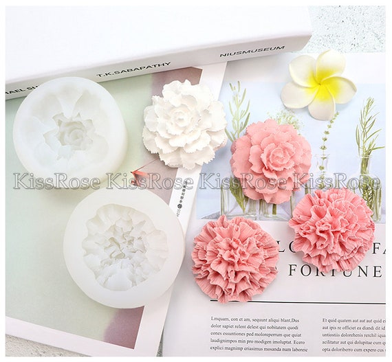 2 Silikonformen Für Nelken-Kerzen – Wiederverwendbar, Für Seife, Fondant, Harz & DIY-Deko