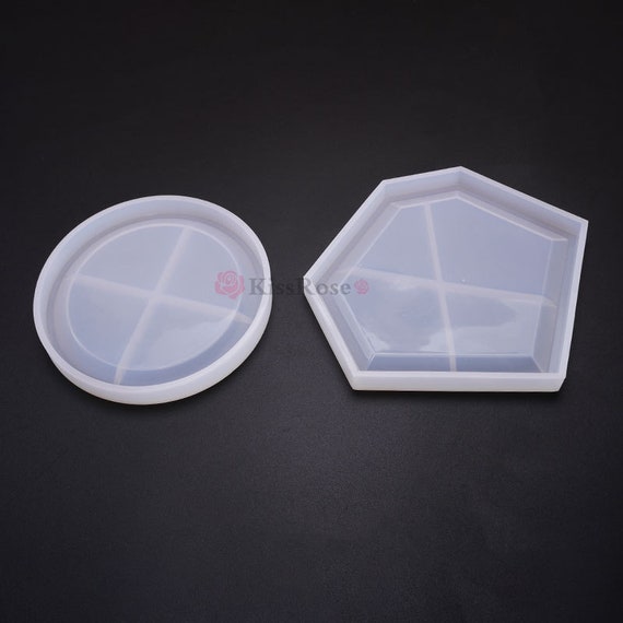 Round Silicone Tray Mold-resin Tray Silicone Mold-hexagon Plate