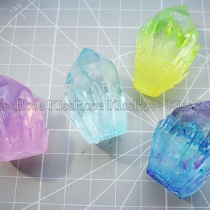 Gem stone silicone mold crystal mold resin molds jewelry pendant mold home decoration silicon mold crystal cluster jewelry craft mold