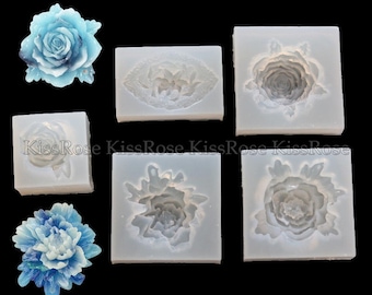 Blume Silikonform Kopfschmuck Blume Harz Formen Harz Perle Form Kopfbedeckung Silikonform Haarspange Dekoration Form Schmuckform Handwerk Form