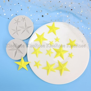 Mooie ster Siliconen mal Kawaii hars mallen ster Chocolade mal snoep mal fondant mal Gips mal siliconen mal Bakdecoratie