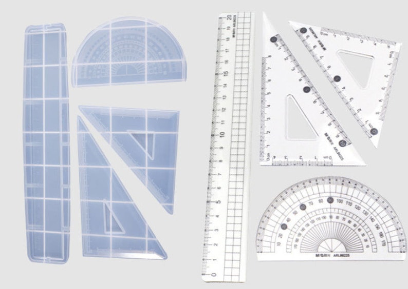 Mould Ruler NEW Ruler Mould,resin Mold,molds,uv Resin Mold,uv Resin,silicon Mold ...