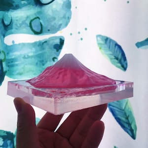 Volcano landscape resin molds peak silicone mold jewelery mold epoxy Resin Craft Mold Home decoration mould