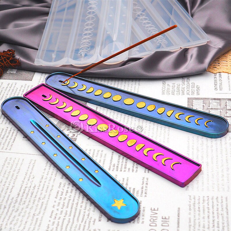 Silicone Incense stick holder moldLong strip Incense burner Etsy