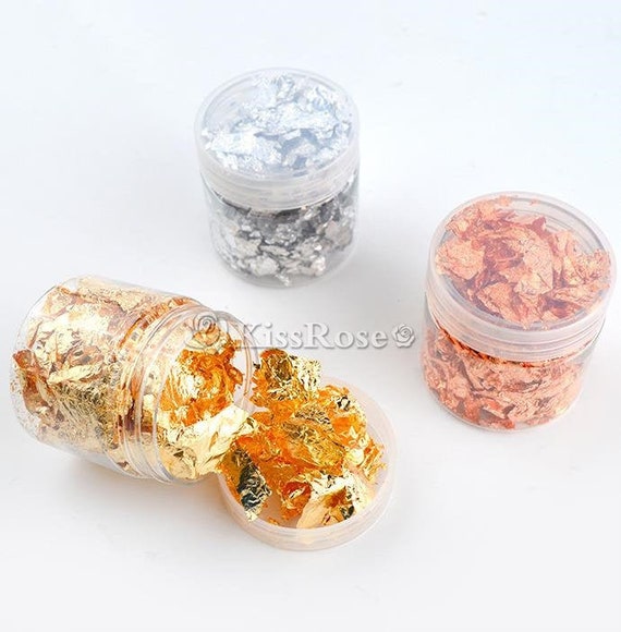 Golden Tin Foil for Resin Craftsilver Tin Foil for Silicone Etsy