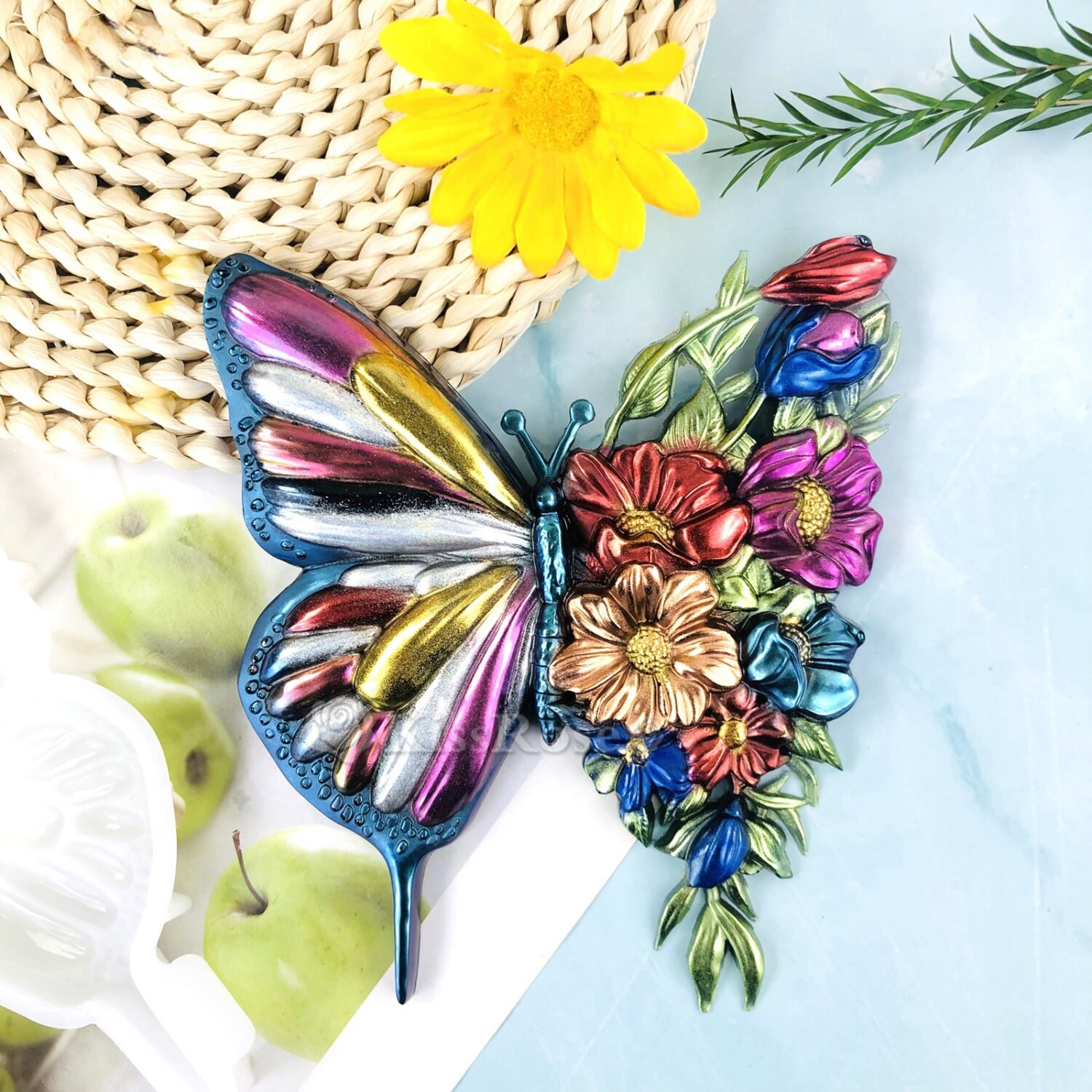 4 Style Butterfly Silicone Mold-wall Hanging Resin Molds-epoxy Resin Butterfly Mold for Wall Hanging-living Room/bedroom Wall Decoration